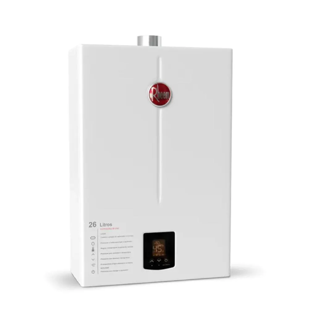AQUECEDOR RHEEM 26lt